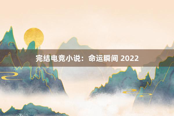 完结电竞小说：命运瞬间 2022