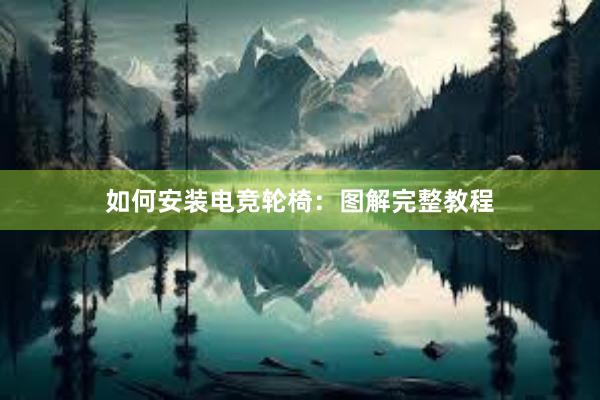 如何安装电竞轮椅：图解完整教程